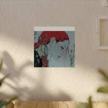 Load image into Gallery viewer, &quot;Enigmatic Reflection&quot; Textured Watercolor Matte Poster by E4MD
