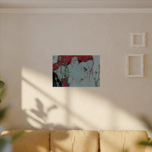 Load image into Gallery viewer, &quot;Enigmatic Reflection&quot; Textured Watercolor Matte Poster by E4MD
