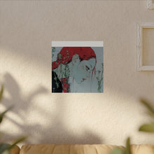 Load image into Gallery viewer, &quot;Enigmatic Reflection&quot; Textured Watercolor Matte Poster by E4MD

