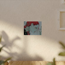 Load image into Gallery viewer, &quot;Enigmatic Reflection&quot; Textured Watercolor Matte Poster by E4MD
