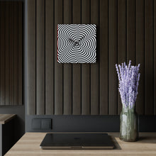 Load image into Gallery viewer, &quot;Illusion&quot; Acrylic Wall Clock by E4MD

