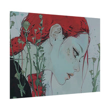 Load image into Gallery viewer, &quot;Enigmatic Reflection&quot; Textured Watercolor Matte Poster by E4MD
