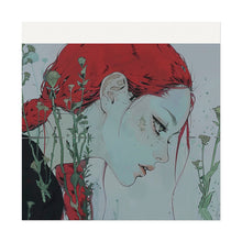 Load image into Gallery viewer, &quot;Enigmatic Reflection&quot; Textured Watercolor Matte Poster by E4MD
