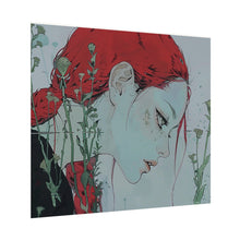 Load image into Gallery viewer, &quot;Enigmatic Reflection&quot; Textured Watercolor Matte Poster by E4MD
