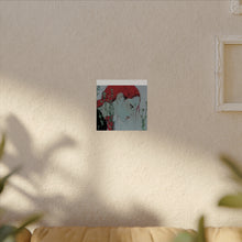Load image into Gallery viewer, &quot;Enigmatic Reflection&quot; Textured Watercolor Matte Poster by E4MD
