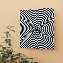 Load image into Gallery viewer, &quot;Illusion&quot; Acrylic Wall Clock by E4MD
