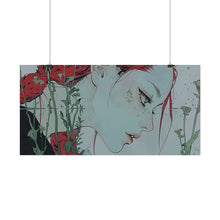 Load image into Gallery viewer, &quot;Enigmatic Reflection&quot; Textured Watercolor Matte Poster by E4MD
