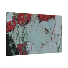 Load image into Gallery viewer, &quot;Enigmatic Reflection&quot; Textured Watercolor Matte Poster by E4MD
