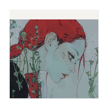 Load image into Gallery viewer, &quot;Enigmatic Reflection&quot; Textured Watercolor Matte Poster by E4MD
