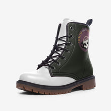 Load image into Gallery viewer, E4MD Black and white Leather Lightweight boots
