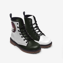Load image into Gallery viewer, E4MD Black and white Leather Lightweight boots

